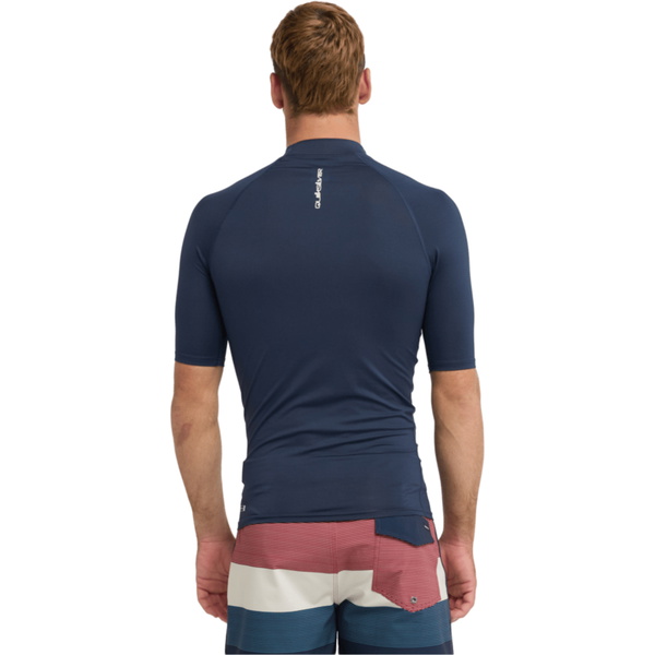 2026 Quiksilver Mens Everyday UPF50 Short Sleeve Rash Vest AQYWR03130 - Dark Navy